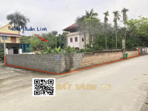 Bán đất 3 mặt tiền Thôn Xuân Linh,Thủy Xuân Tiên – Chương Mỹ – Hà Nội   404m²