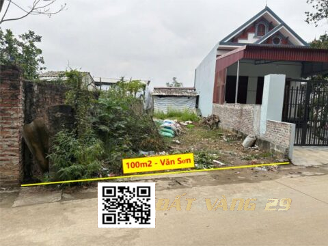 Bán đất nền thổ cư Hoàng Văn Thụ, gần QL21A – Full thổ – Giá rẻ – S=100 m²