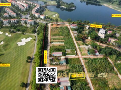 Bán đất tái định cư sân golf skylake Hoàng Văn Thụ – Đường thông ô bàn cờ, Giá rẻ LK 2-4