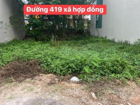 BÁN LÔ ĐẤT XÃ HỢP ĐỒNG – LÀN 2 TỈNH LỘ 419 – FULL THỔ CƯ – S=117M²