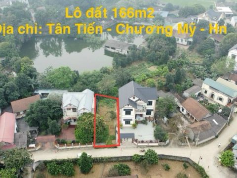 BÁN ĐẤT ĐẸP TÂN TIẾN – BÁM MẶT TRỤC CHÍNH – GẦN QL21 – TIỆN Ở & KINH DOANH S=166M²