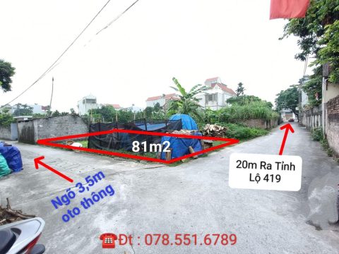 SIÊU PHẨM LÔ GÓC ĐẠI YÊN – 2 MẶT TIỀN – GIÁ CỰC ĐẸP S=81m2