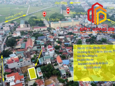 HÀNG HIẾM 43,5m—Chúc Lý, Ngọc Hòa, Chương Mỹ, Hà Nội