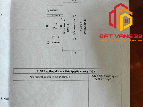 Bán lô đất ở Tân Bình – TT Xuân Mai – Chương Mỹ – Hà Nội   S=70m2