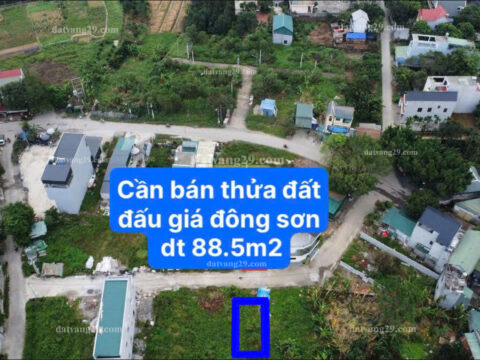 Cần bán LK 09 khu đấu giá xã Đông Sơn huyện Chương Mỹ TP Hà Nội.