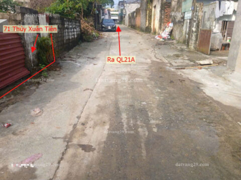 Chính Chủ cần bán71m2 thuộc Thôn Xuân Sen – Thủy Xuân Tiên – Chương Mỹ – Hà Nội