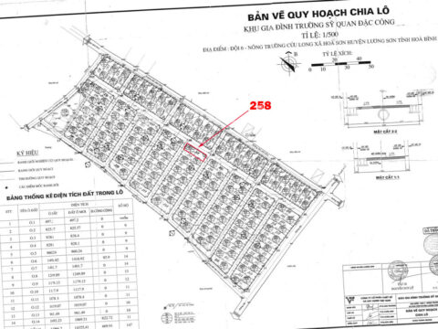 Chính chủ bán thửa đất 102,3m2 khu phân lô 258 PCCC Thôn Tân Sơn – Hoà Sơn- Lương Sơn – Hoà Bình