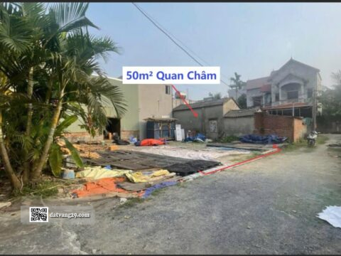 Bán đất thôn Quan Châm Phú Nghĩa 50m² gần Khu công nghiệp Phú Nghĩa 