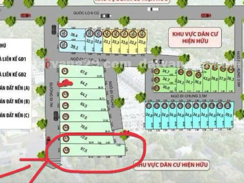 Chính chủ cần bán 97,5m2 Trung Tâm TT Chúc Sơn – Chương Mỹ – Hà Nội