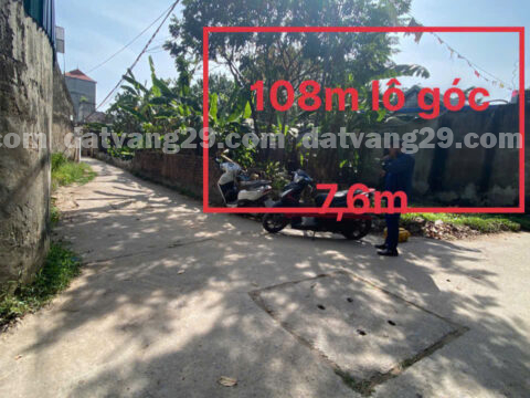 Bán đất Lam Điền Chương Mỹ Lô góc 2 mặt tiền – Đường ô tô chạy vùng quanh S=108m2