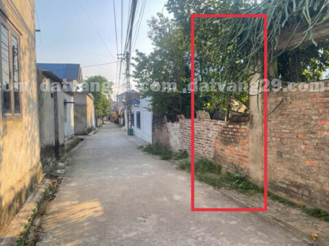 Bán đất Thủy Xuân Tiên Chương Mỹ Hà Nội dt 81,1m2