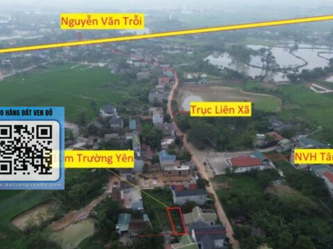 BÁN ĐẤT THỔ CƯ ĐẸP TẠI TRƯỜNG YÊN – CHƯƠNG MỸ – HÀ NỘI S=110m2