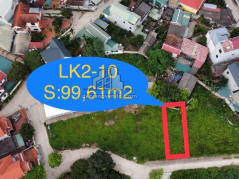 Bán đất đấu giá Rộc Lác – Xã Phú Nghĩa – Chương Mỹ – Hà Nội  S=99,61m2 – Lk2-10