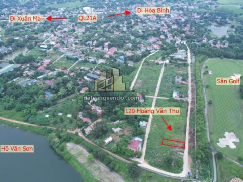 Bán Đất Tái Định Cư Hoàng Văn Thụ Ngay Khu Nghỉ Dưỡng Sân Golf Skylake  S=120m2