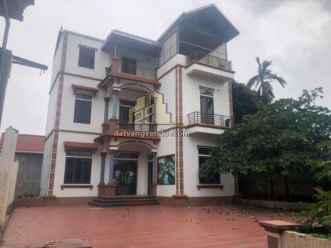 Bán đất thổ cư + nhà 2 tầng tại Tân Tiến – Chương Mỹ – Hà Nội  S=587m