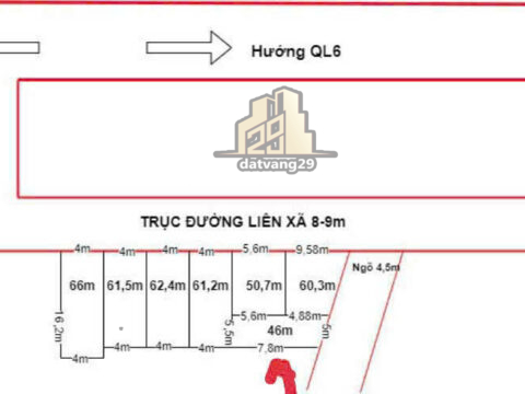 Bán đất dân full thổ cư ở Nam Phương Tiến – S=60m2