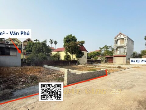 Bán đất thổ cư chợ Văn Phú Hoàng Văn Thụ – Chương Mỹ 75m² Vị trí đẹp, giá tốt T6