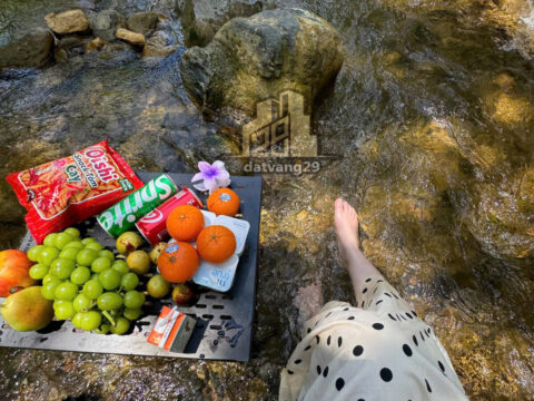 Bán đất nghỉ dưỡng bám suối ở Đà Bắc – Hoà Bình ,xung quanh là chuỗi homestay đang hoạt động S=2795m2