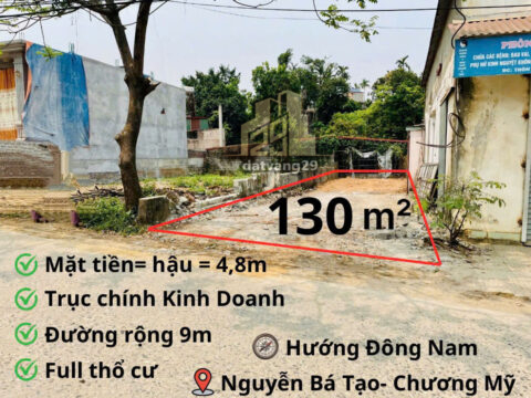 Bán Lô Đất Nam Phương Tiến Full thổ cư, MT 4,8m – 130m²