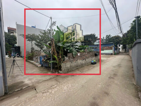 Đất lô góc phụ châu chương mỹ hà nội full thổ cư – S=80m2