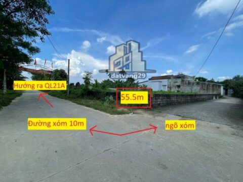 Bán Đất siêu đẹp trục chính tiên phương chương mỹ – S=55.5m2