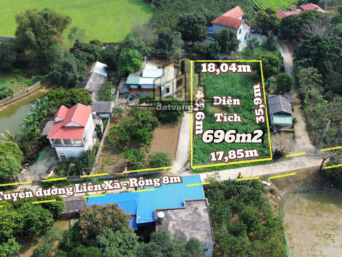 Bán đất Phú Thành Lạc Thủy Hòa Bình – S=696m2