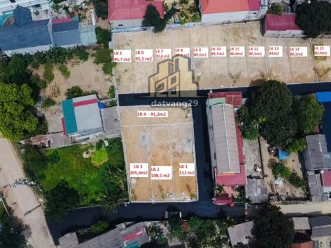 Bán đất thổ cư Gò Cáo Thủy Xuân Tiên – sổ đỏ chính chủ LK 12 S=89.2m2