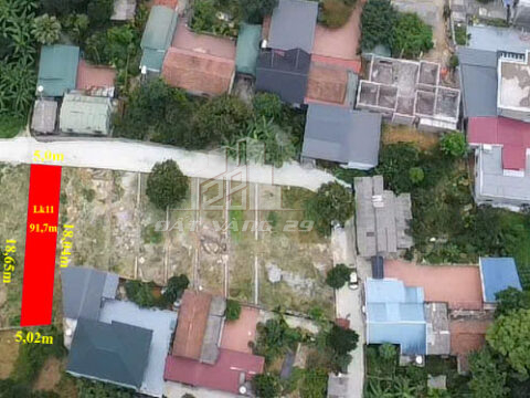 Bán đất Phân Lô Hoàng Văn Thụ Chương Mỹ – Dân cư đông LK11  S=91.7m2