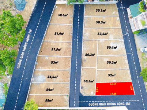 Bán Đất Phân Lô Tân Bình – Khu Dân Cư Hiện Hữu, Tiện Ích Đầy Đủ S=57,4m2