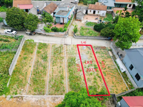 Bán đất Tân Tiến Chương Mỹ – Lô đất gần đường liên xã, tiện ích đầy đủ  S=107.9m2