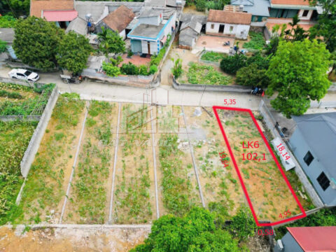 Bán đất Tân Tiến Chương Mỹ – Pháp lý chuẩn, mặt tiền rộng, đất ở lâu dài   S=102.1m2