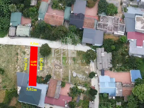 Bán đất Phân Lô Hoàng Văn Thụ Chương Mỹ – giá tốt LK08    S=90,3m2