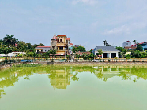 Bán lô đất Đại Nghĩa Mỹ Đức – Mặt tiền 6m, view hồ sinh thái, oto tránh nhau!   S=60m2