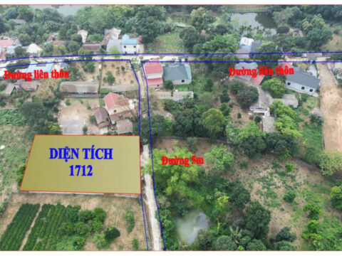 Bán Đất Lương Sơn Hoà Bình – 1.712m² (400m² Thổ Cư), Mặt Đường Ô Tô Tránh, Gần Sân Golf