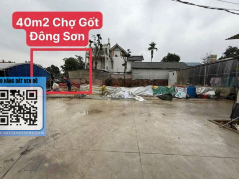 Bán Lô Đất nền Đông Sơn – Gần QL6 – Tiềm năng tăng giá – S=40m²