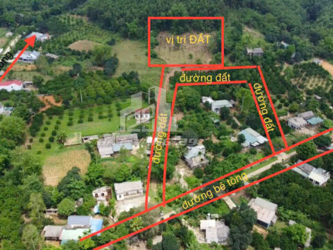 Bán đất Tân Lạc Hòa Bình – 1.230m² đất ở đô thị, view toàn cảnh thị trấn, giá đầu tư