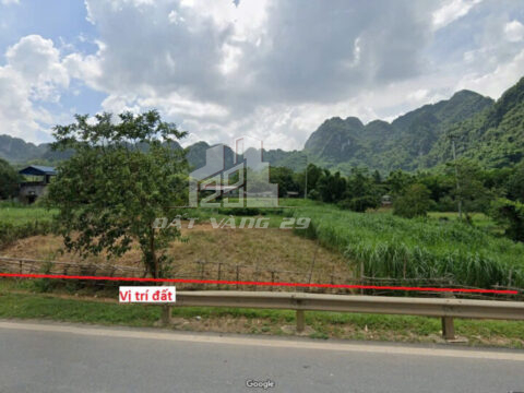 Bán đất mặt đường Quốc lộ 21A – Lạc Thủy Hòa Bình – Lô đất đẹp ngay cạnh trạm dừng nghỉ – đã tách 2 sổ – S=249,4m