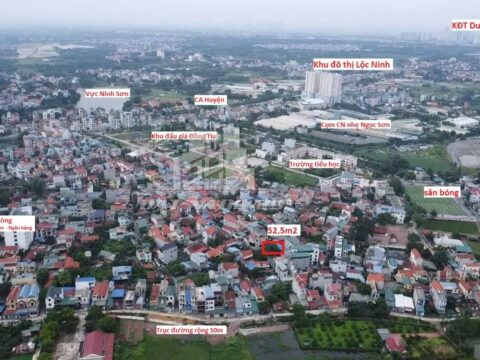 Bán Đất Thổ Cư Phường Chương Mỹ – Cách chợ Chúc Sơn 200m – Full Tiện Ích S=52,5m²
