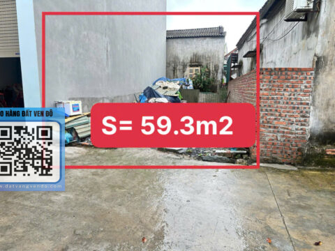 BÁN ĐẤT THỔ CƯ XÃ NGỌC HOÀ – CHƯƠNG MỸ– GIÁ TỐT ĐẦU TƯ S=59,3m2