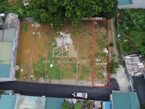 Bán Đất Trung tâm Xã Xuân Mai  – Đất ở đô thị – Pháp Lý Chuẩn  LK 6  S=117,9m2
