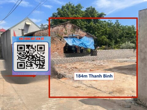 BÁN LÔ ĐẤT SIÊU ĐẸP THANH BÌNH– FULL THỔ CƯ – Giá Rẻ– S=184M² 
