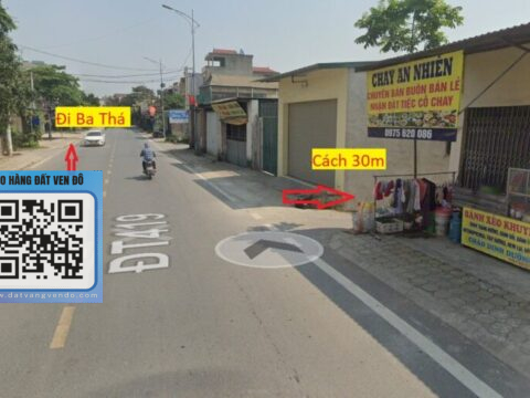 Bán đất trung tâm Hợp Đồng – cách tỉnh lộ 419 chỉ vài bước chân   S=76.1m2