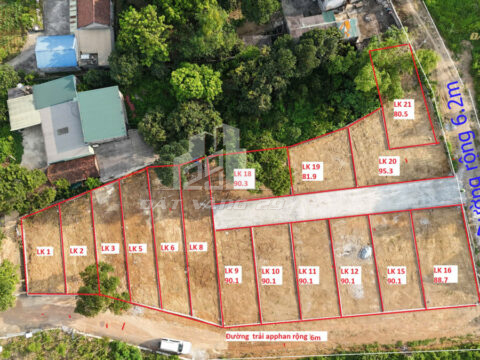 Bán đất thổ cư Nam Phương Tiến – Xuân Mai – sổ đỏ riêng, pháp lý rõ ràng  LK 3  S=86,7m2