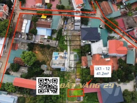 Bán đất Tiên Phương Chương Mỹ 41,2m² – Dân cư đông đúc LK1 – 12