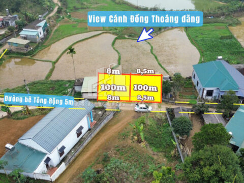 Cần bán lô đất đẹp Tân Vinh Lương Sơn – Full thổ cư, sổ đỏ chính chủ – S=100m²
