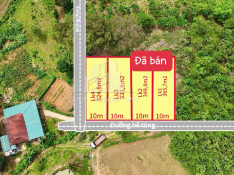 Bán đất thổ cư Vũ Bình Lạc Sơn – 324.6m² có 100m² ONT – Mặt tiền rộng, đất nở hậu