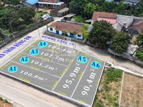 Bán đất phân lô Hạnh Côn Nam Phương Tiến – Khu vực phát triển nhanh, gần nhiều tiện ích (LK5) 95.9m²