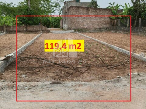 Bán đất thổ cư An Thượng – Thượng Vực – Chương Mỹ – Hà Nội   S=119,4 m2