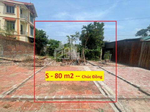  BÁN ĐẤT THỔ CƯ CHÚC ĐỒNG – PHƯỜNG CHƯƠNG MỸ – GIÁ TỐT S=80,2m2