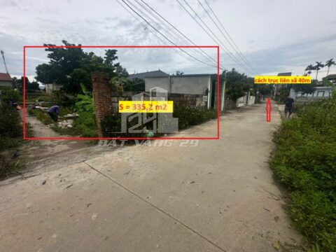 Chính chủ bán đất thổ cư Thủy Xuân Tiên – Chương Mỹ – Hà Nội —     S= 335,2 m2